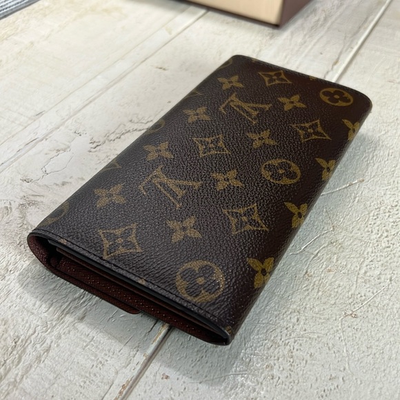Louis Vuitton Monogram Portefeiulle Sarah Long Wallet - Picture 4 of 16